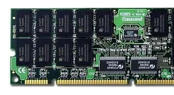 1 Гб модули DIMM на wBGA чипах от Transcend