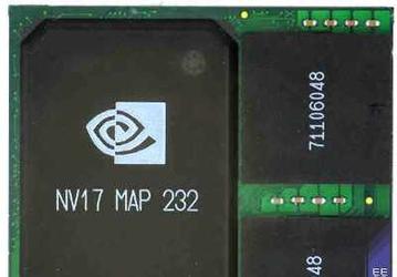 Фото дня 2: чип NVIDIA NV17M