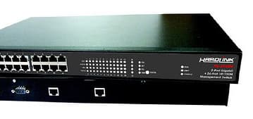 Новые гигабитные коммутаторы HardLink HS-224RM и HS-224RFM