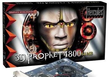 3D Prophet 4800 на KYROII SE от Hercules