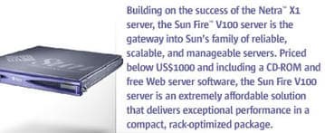 Fire V100: новый $1000 сервер от Sun