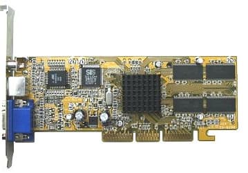 Первая видео карта от Transcend на чипе SiS315E