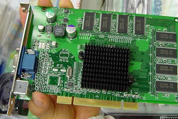 PCI карта GeForce4 MX420 от Visiontek