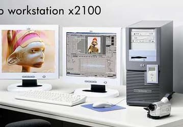 Workstation x2100 на 2,4 ГГц Pentium 4 от Hewlett-Packard