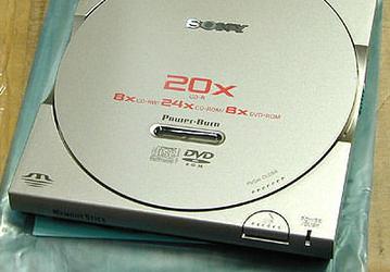 Внешний оптический комбо-привод от Sony с поддержкой MemoryStick