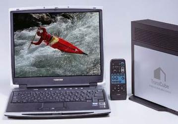 Узел доступа TransCube и ноутбук DynaBook от Toshiba