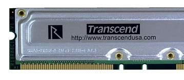 PC800 и PC1066  модули RIMM от Transcend