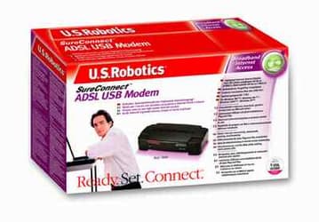 US Robotics выпускает новую серию ADSL модемов SureConnect