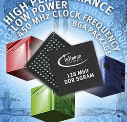 128 Mbit 450 MHz DDR SGRAM chips from Infineon