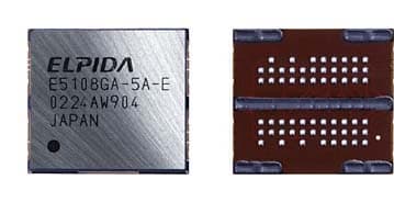 Elpida начала поставки образцов 512 Мбит чипов DDR II SDRAM