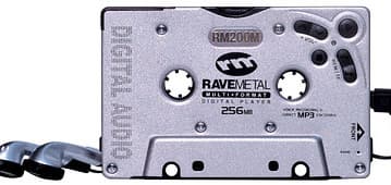 RAVEMETAL RM200M-256MB: a new "tape" MP3/WMA player from Seagrand