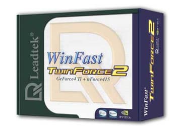 TwinForce: a motherboard and a graphics card from Leadtek