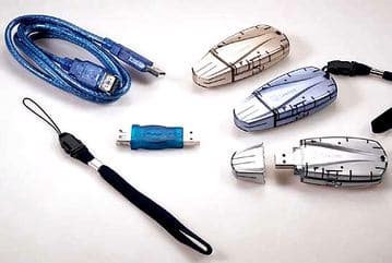 512 / 256 / 128 Мб USB флэш-брелки от Leadtek