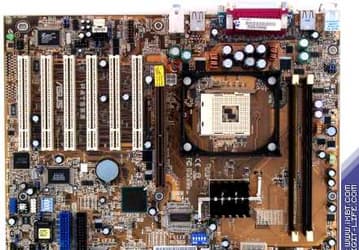 Photo of the day: ASUS P4T533 and 32-bit 512MB RIMM4200 memory module