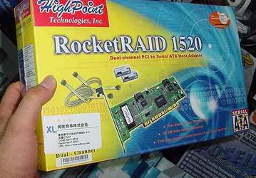 HighPoint&acute;s RocketRaid 1520 with Serial ATA support