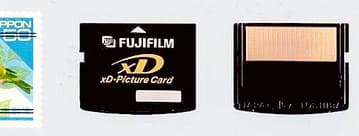 xD-Picture flash memory from Olympus and Fuji