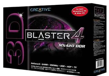 Новый низкопрофильный 3d Blaster 4 MX420 AGP