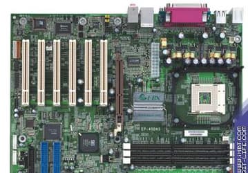 EPoX EP-4SDA5+ system board on SiS648