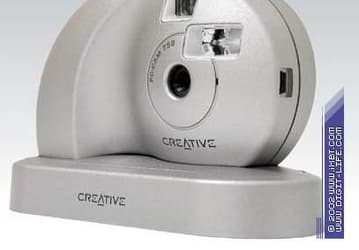 PC-CAM 750: new portable 2.1-megapixel webcam from Creative