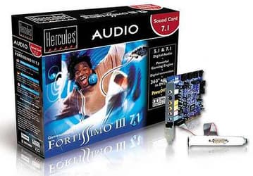 7.1-channel Gamesurround Fortissimo III 7.1 from Hercules