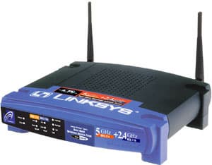 802.11 a/b узел доступа Linksys