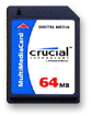 128 Мб карты MultiMediaCard от Crucial