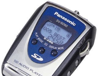 Panasonic SV-SD50  a new portable нт3 player