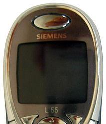 Siemens S55: дополнительная информация