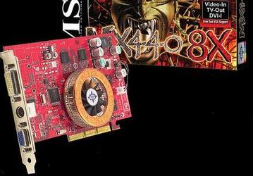 Графические карты на GF4 MX440 с поддержкой AGP8x от MSI