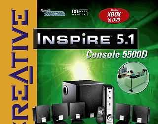Inspire 5.1 Console 5500D and Inspire 2.1 Console 2400: game console acoustics from Creative