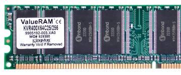 Kingston: новые модули ValueRAM DDR400