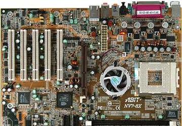NV7-8X: материнская плата  от ABIT на чипсете NVIDIA nForce2