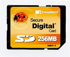 TwinMOS announces 256Mb and 512Mb Secure Digital