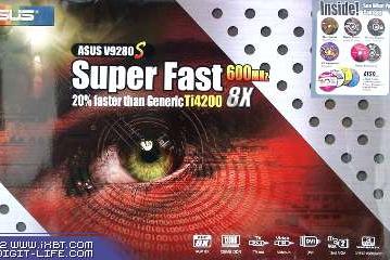 Фото дня: графическая карта V9280S от ASUS на чипе NVIDIA GF4 Ti4200-8X