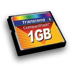 1 Гб карты CompactFlash от Transcend