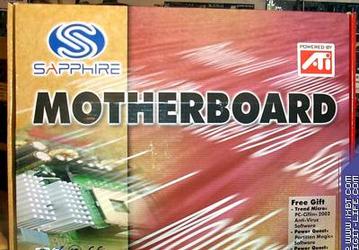 Системная Socket 478  плата A4-A985 от Sapphire на чипсете ATI Radeon IGP 340