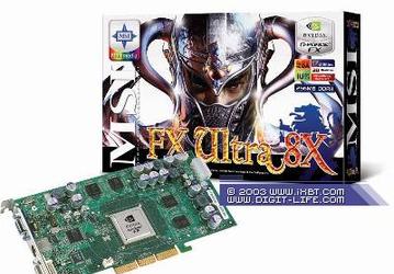 MSI FX Ultra 8X on NVIDIA GeForce FX: Asura
