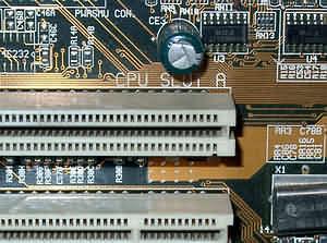 Introducing a rarity: Slot A and Intel chipset onboard