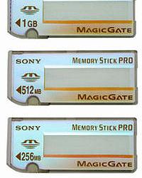 1Gb Sony Memory Stick PRO expected in March