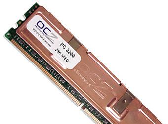OCZ Technology announces EL DDR PC-3200 memory with 2-2-2 timings
