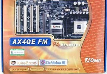Фото дня: системная плата AX4GE FM от AOpen