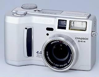 Minolta DiMAGE S414: new 4-megapixel digital camera