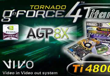 InnoVISION announces Tornado GeForce4 Ti 4800SE AGP 8x