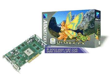 Gigi GeForce FX5800. Вариант от Albatron