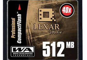 Lexar Media announces new 40X CompactFlash Professional cards