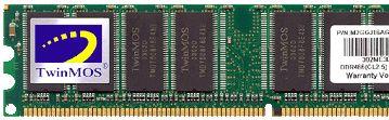 TwinMOS releases 512Mb unbuffered PC3700 modules