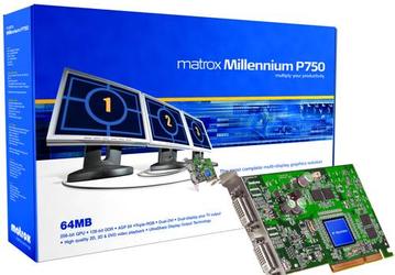 Matrox Millennium P650 и P750 (дополнение)