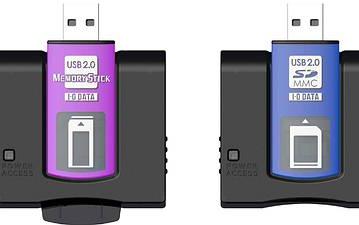 USB 2.0 ридеры I-O Data - теперь - и Memory Stick Pro