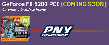 GeForce FX 5200 PCI от PNY