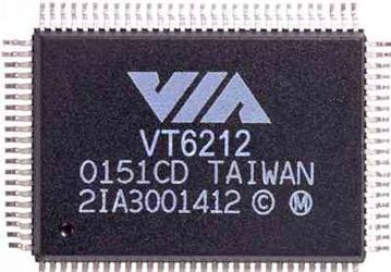 VIA VT6212 - 4 портовый USB 2.0 хост-контроллер от VIA
